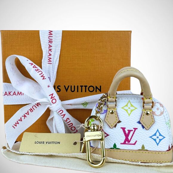 NEW Louis Vuitton x Takashi Murakami Micro Alma Charm Monogram Multicolor M02458 - Picture 1 of 12